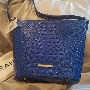 Brahmin quinn cobalt melbourne xbody NWT